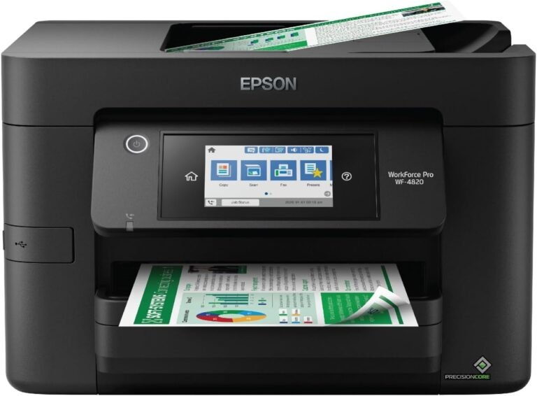 Epson Workforce Pro WF-4820: High-Speed Color Inkjet Printer for Office and Home Workflows