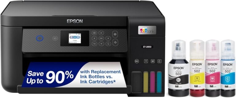 Epson EcoTank ET-2850 Review: Tank-Based Color Printer for Home and Office Use
