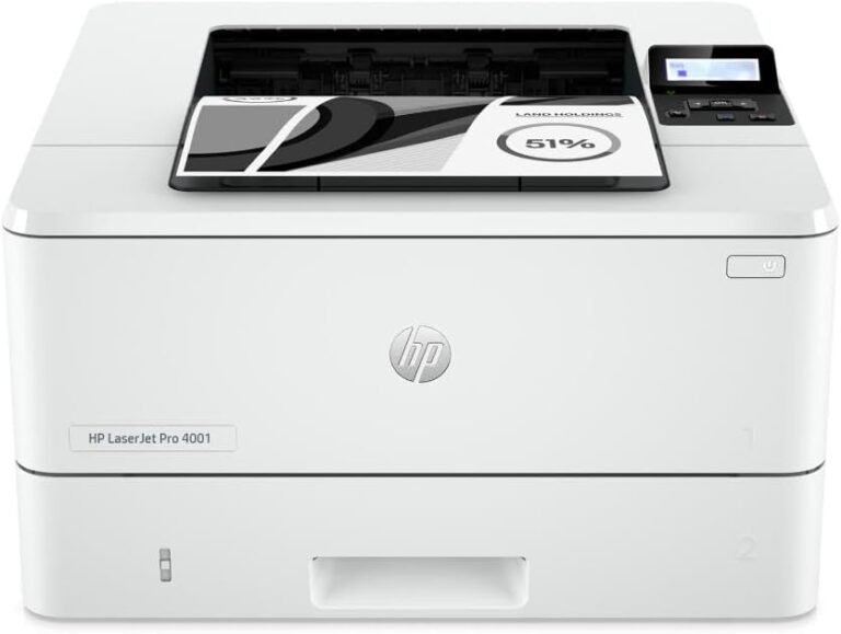 HP LaserJet Pro 4001dw Wireless Black & White Printer Review: Office Productivity in 2026