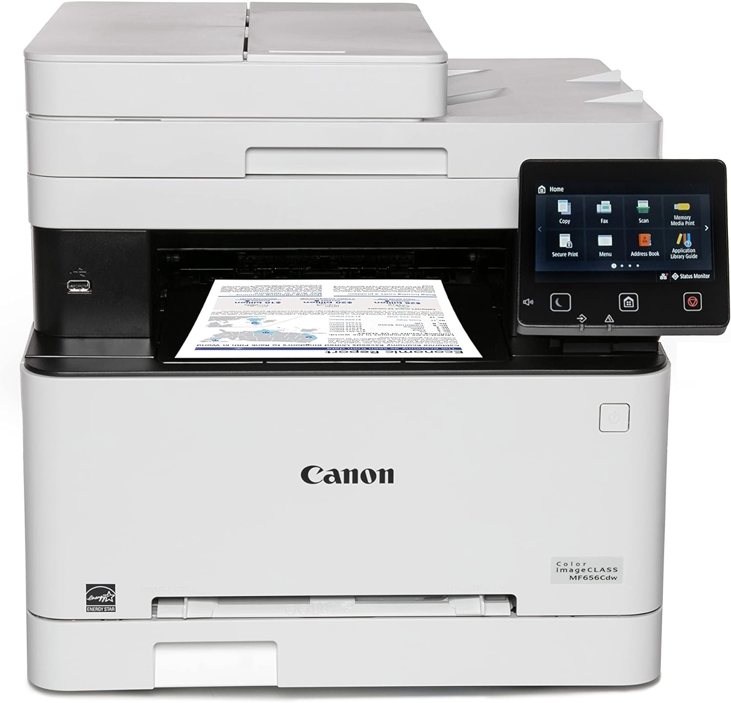 Canon Color imageCLASS MF656Cdw - All in One, Duplex, Wireless Laser Printer with 3 Year Limited Warranty, White