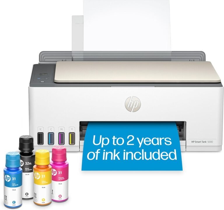 HP Smart Tank 5000 Review: High-Capacity Ink Tank Printer for Home and Office Use