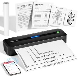 Phomemo M832 Portable Printer Review: Portable Wireless Printing Solution