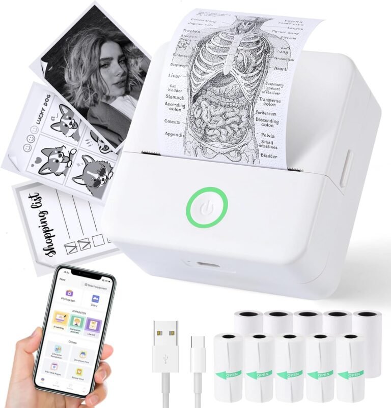 Cudinham Thermal Mini Printer: Portable Inkless Sticker Maker Review
