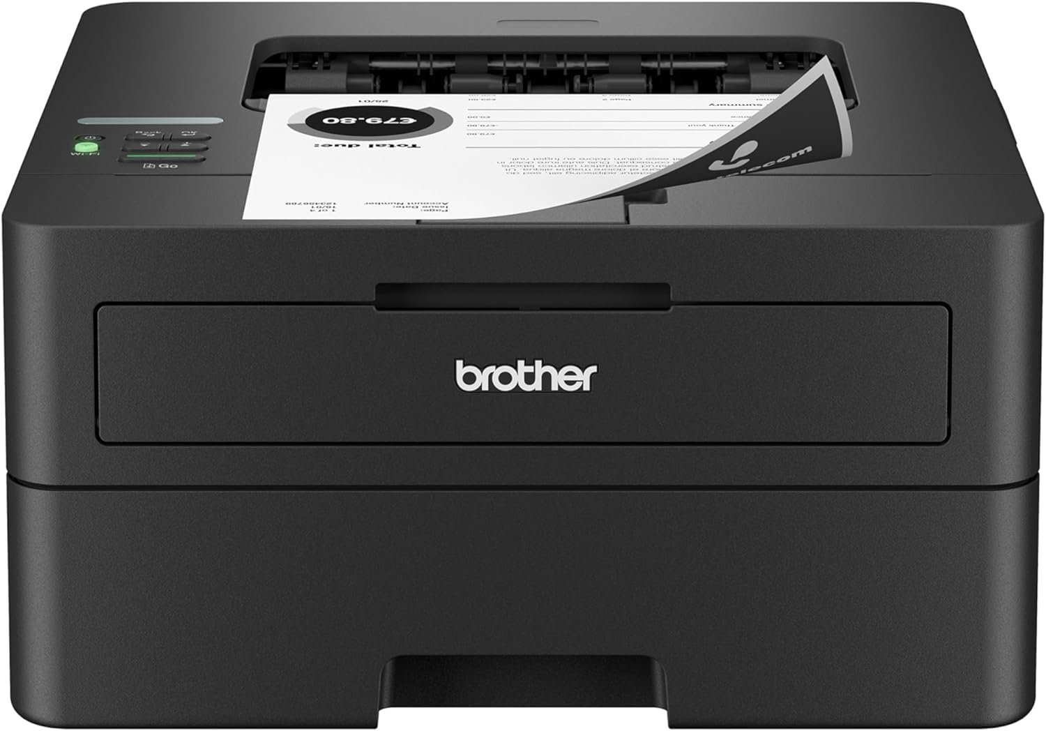 Brother HL-L2460DW Wireless Compact Monochrome Laser Printer with Duplex, Mobile Printing, Black & White Output | includes Refresh Subscription Trial(1), Amazon Dash Replenishment Ready