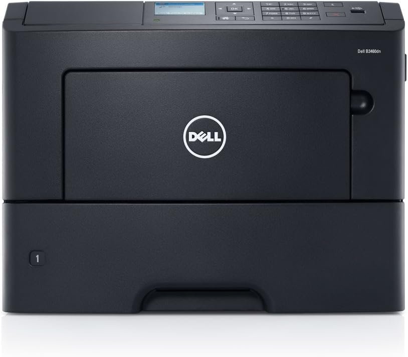 Dell B3460DN 50ppm Mono Laser Printer, with Dell 3-Years Next Business Day Warranty PN: B3460DN-3Y