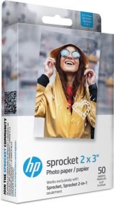 HP Sprocket 2×3″ Premium Zink Sticky Back Photo Paper Review