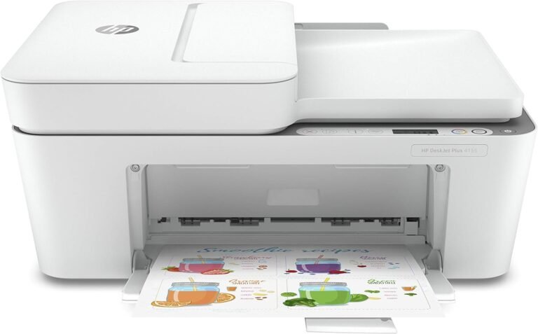 HP DeskJet 4155e All-in-One Wireless Color Printer Review: Print Quality, Connectivity, and Efficiency