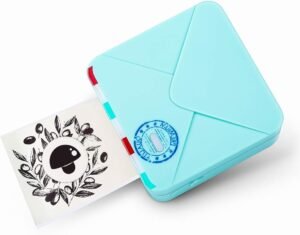 Memoqueen M02S Mini Pocket Printer: Portable Bluetooth Sticker Printer