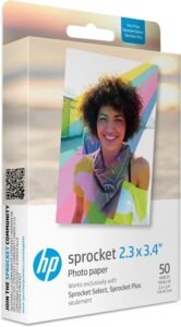 HP Sprocket 2.3 x 3.4″ Photo Paper Review