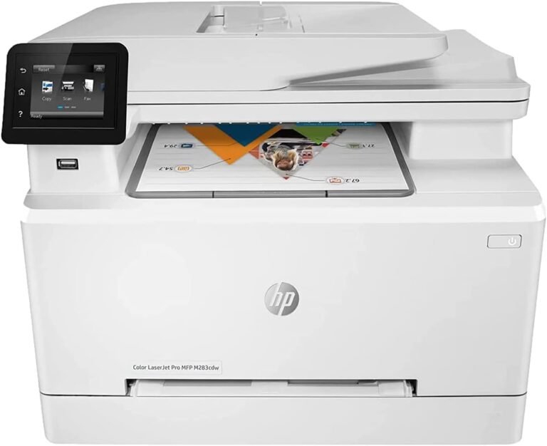 HP LaserJet Pro M283CDW Color MFP Review: 22PPM Speed, 600×600 DPI, and All-in-One Functionality for Home and Office Use
