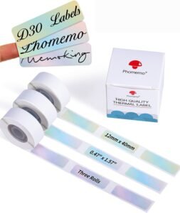 D30 Color Thermal Labels – Self-adhesive D30 Label Maker Tape Review