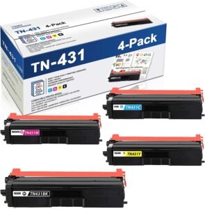 MaxColor TN431BK,TN431C,TN431M,TN431Y 4PK Toner Cartridge Review