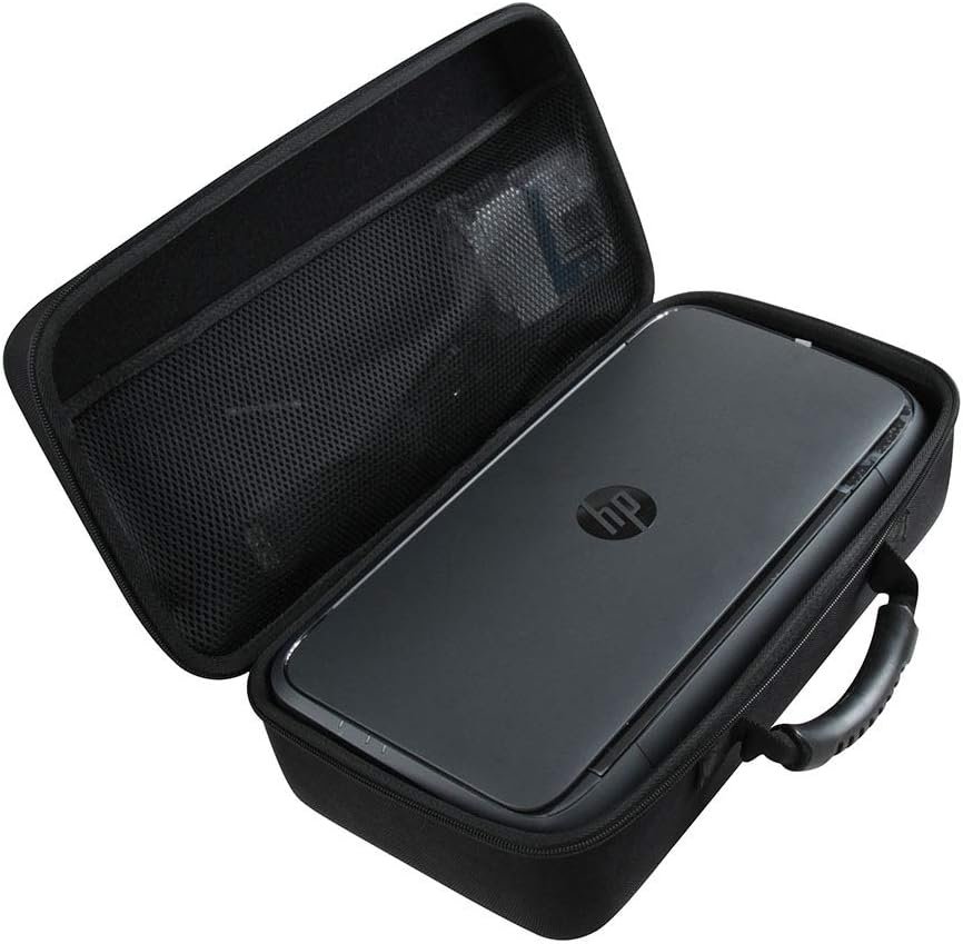 Hermitshell Hard Travel Case for HP OfficeJet 250 All-in-One Portable Printer (CZ992A) (Black)