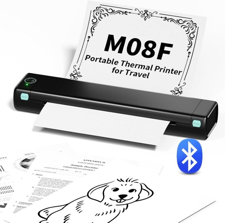 Odaro M08F Portable Thermal Printer: Travel-Friendly Monochrome Printing