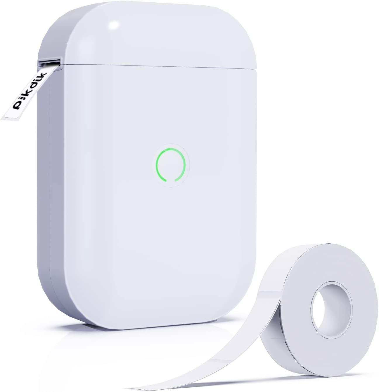 Mini Bluetooth Label Makers - D11 White Label Maker Machine with Tape Portable Label Printer Labeler for Labeling Jars Bins Home Organizing Office
