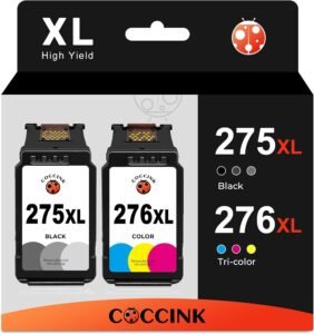 COCCINK PG-275 CL-276 XL Ink Cartridge Replacement Review