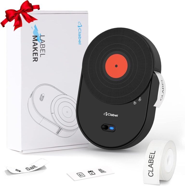 CLABEL 521B Label Maker Review: Portable Thermal Printer for Home and Office Use