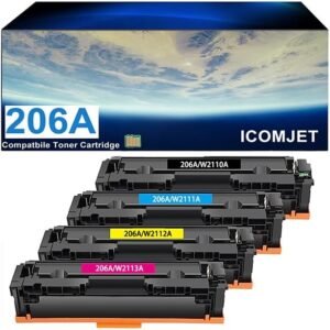 ICOMJET 206A Toner Cartridge 4 Pack Review