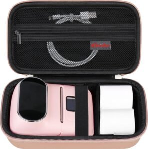 Stylish Rose Gold Carrying Case for Phomemo M110/M120 Label Maker