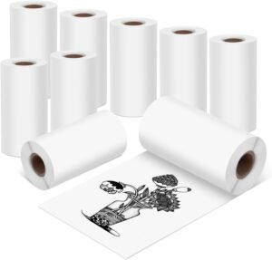 Fimax 9 Rolls Sticker Thermal Paper for Mini Printer Review