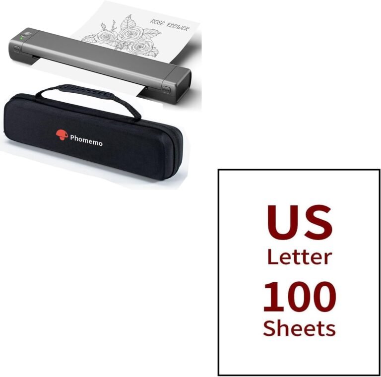 Phomemo M08F-Letter Thermal Printer Review: Portable, Inkless, and High-Quality Printing