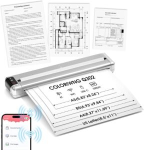 COLORWING Q302 Portable Thermal Printer – Compact & High-quality Printing