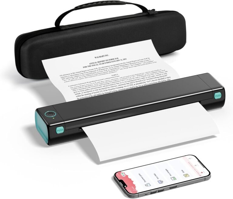 PhoFuta M08F Portable Thermal Printer Review for Home, Travel, and On-the-Go Printing