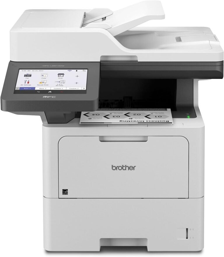 Brother MFC-L6810DW Printer Review: Speed, Security, and Versatility