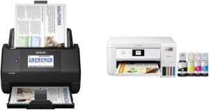 Epson ES-580W Scanner & EcoTank ET-2850 Printer: Document Management Solutions