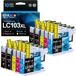 E-Z Ink LC103XL Compatible Ink Cartridge Replacement – 10 Pack Review