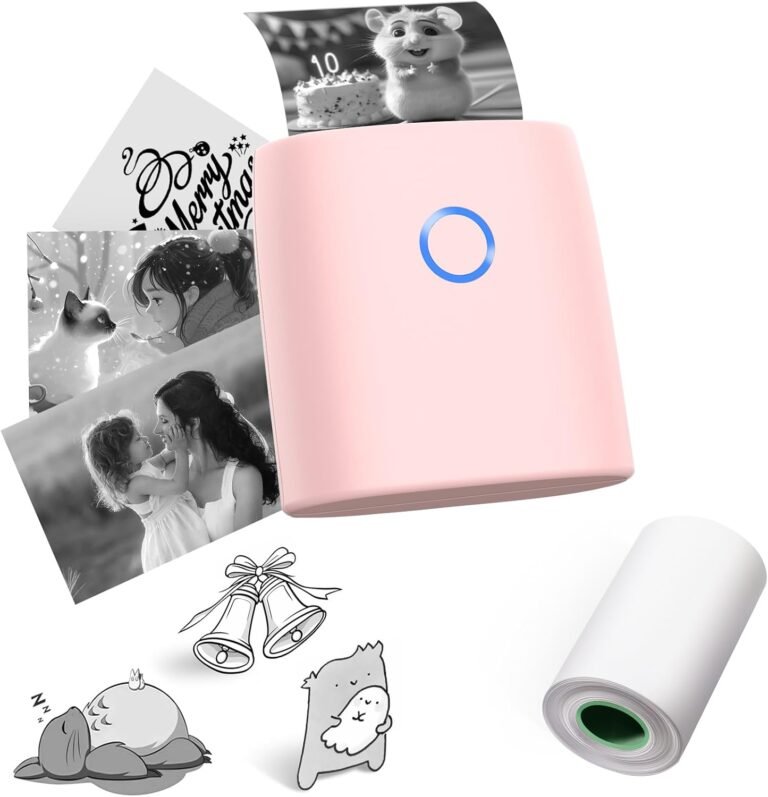 Mini Printer for Android & iOS: Thermal Printing for Notes, Photos, and Journals