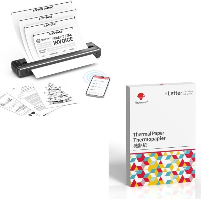 Phomemo Q302 Bluetooth Thermal Printer – Portable Printing Solution