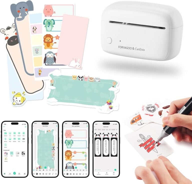 FORYAGOO CJ02 Mini Printer Review: Portable Thermal Label Maker for 2026