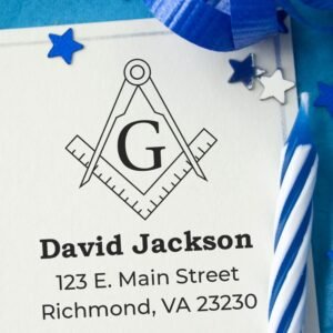 Ethereal Masons Masonic Personalized Home Address Stamp Review