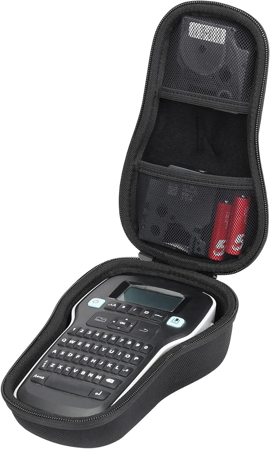 khanka Hard Travel Case Replacement for DYMO Label Maker | LabelManager 160 / 160E Portable Label Maker (black)