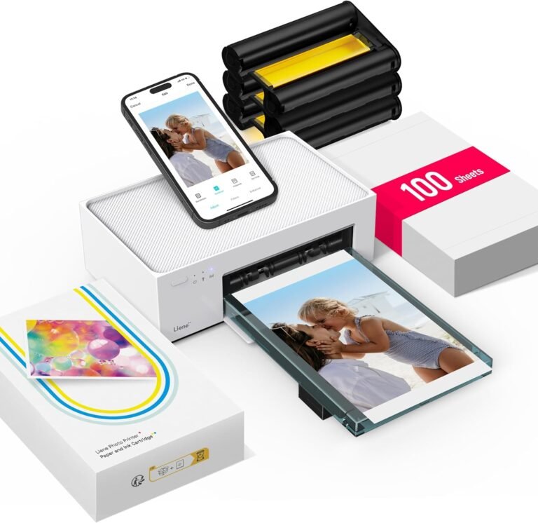 Liene M100 4×6” Photo Printer Review: Thermal Dye Sublimation for Home & Mobile Use