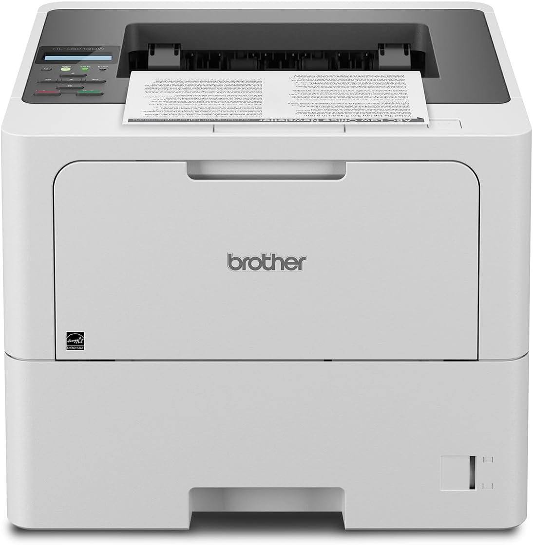 Brother Professional Laser Printer with High-Speed 50 ppm Output, Advanced Security Features, and Wireless Networking for Business, Monochrome Printing with Duplex Capability (HL-6210DW)