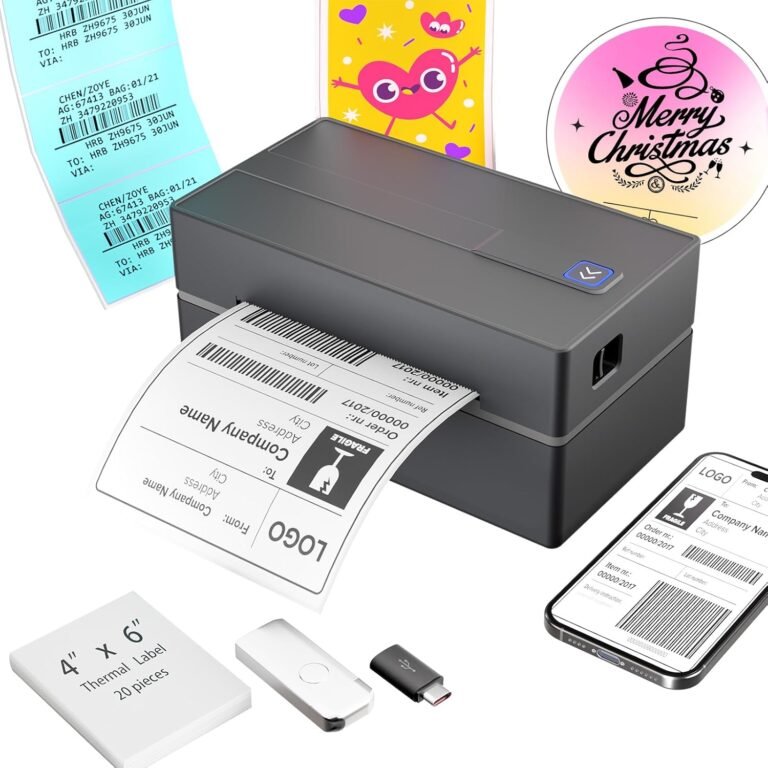 Bluetooth Thermal Label Printer Review: NULLTONEX Y813 for Small Business Efficiency