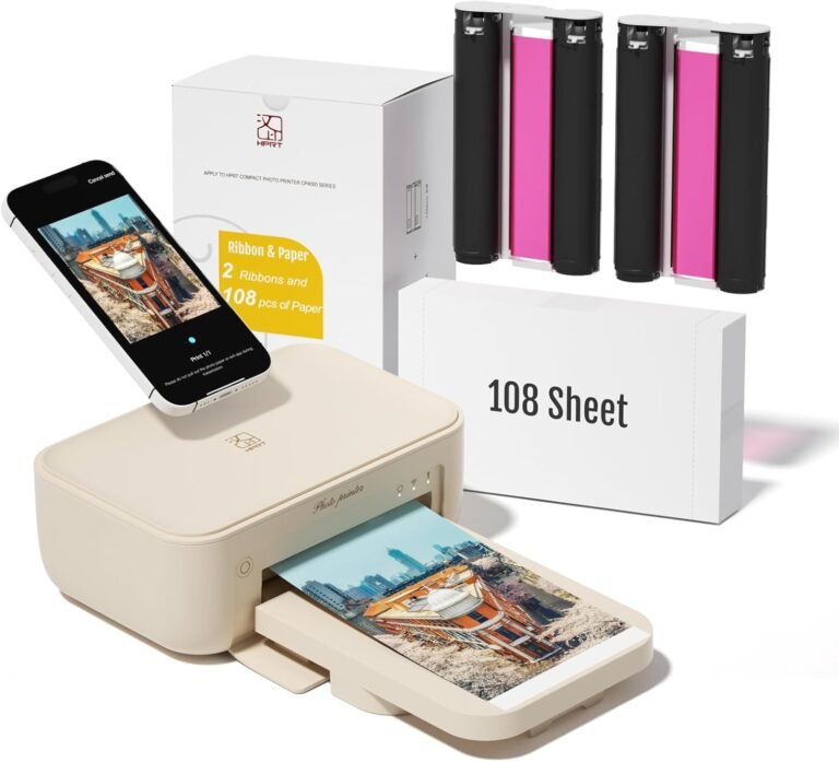 HPRT 4×6 Photo Printer CP4100-B Review: Thermal Dye Sublimation for Home & Mobile Use
