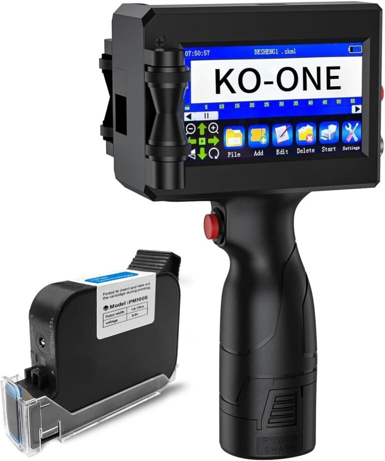 KOONE Handheld Inkjet Printer Review: Versatile, Portable, and High-Resolution Printing for 2026