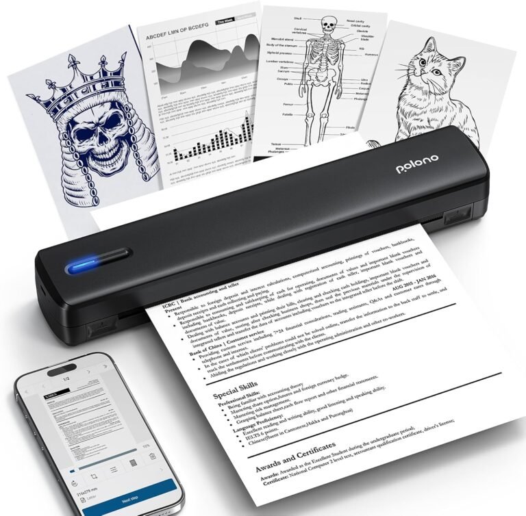 POLONO D810 Portable Thermal Printer Review: Inkless Printing for Mobile Workflows