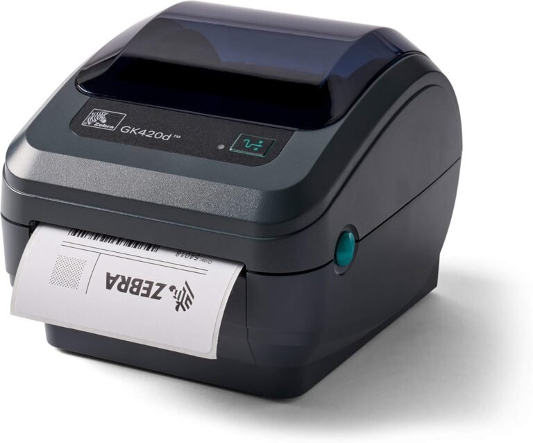 Zebra GK420d Direct Thermal Printer Review: 4-Inch Monochrome Label Printing for 2026