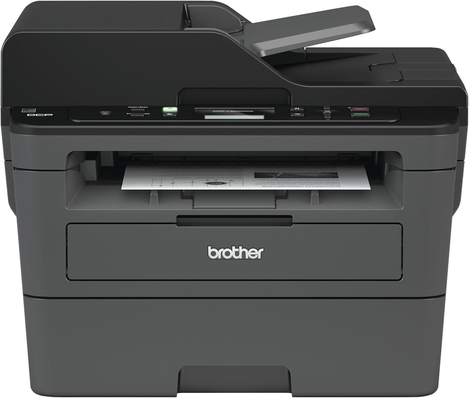Brother Monochrome Laser Printer, Compact Multifunction Printer and Copier, DCPL2550DW, Includes 4 Month Refresh Subscription Trial and Amazon Dash Replenishment Ready