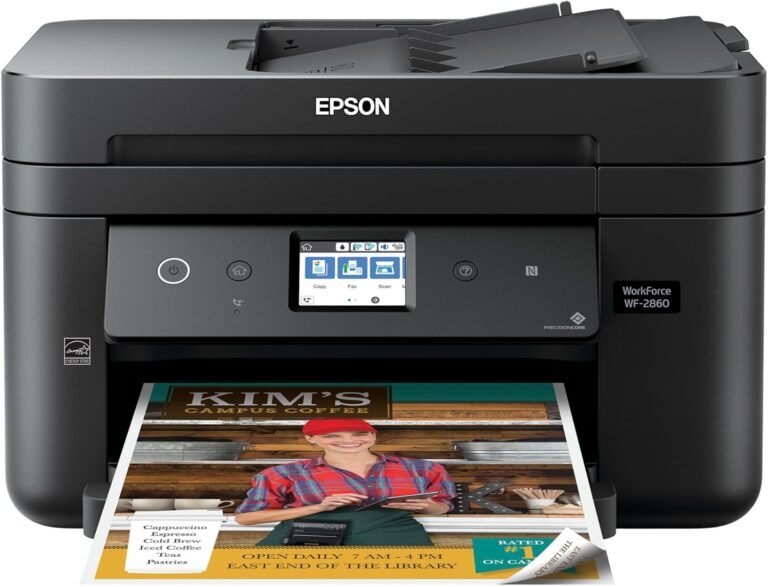 Epson Workforce WF-2860 All-in-One Printer Review: Inkjet Performance and Connectivity