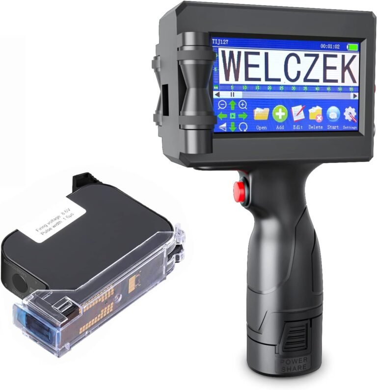 WELCZEK TIJ127 Handheld Inkjet Printer Review: Portable Coding Machine for Industrial Use