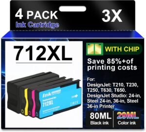 T2TONER 712XL Ink Cartridges Review – Save Money!