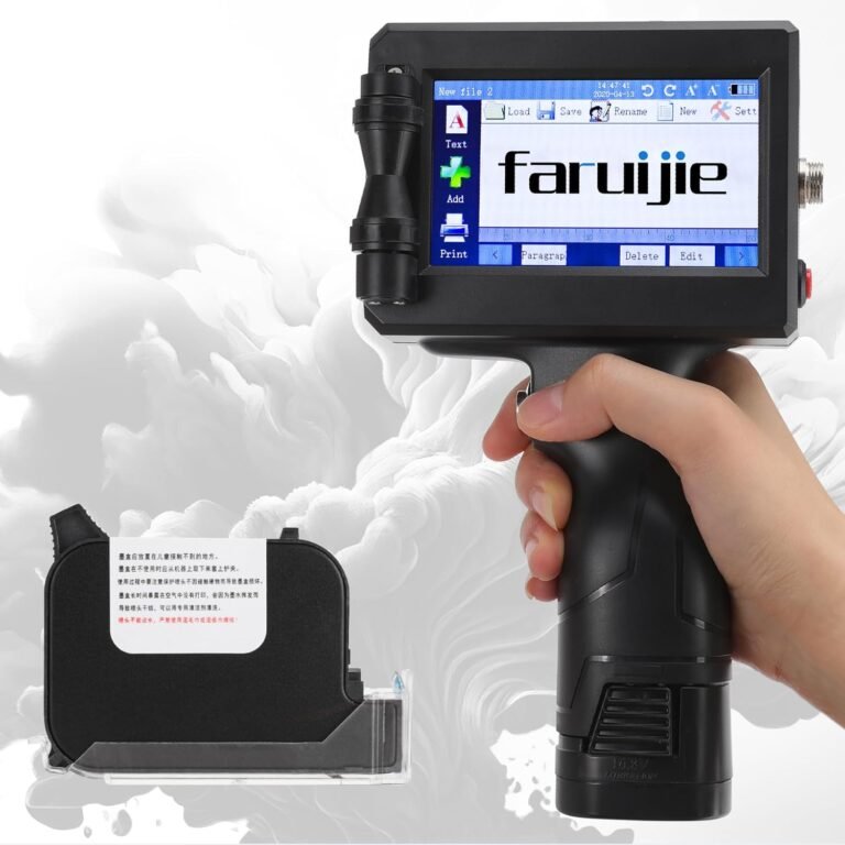 Business InkJet 2500c Handheld Inkjet Printer Review: 4.3-Inch Touch Screen, 45MM/S Speed, 25 Languages Support