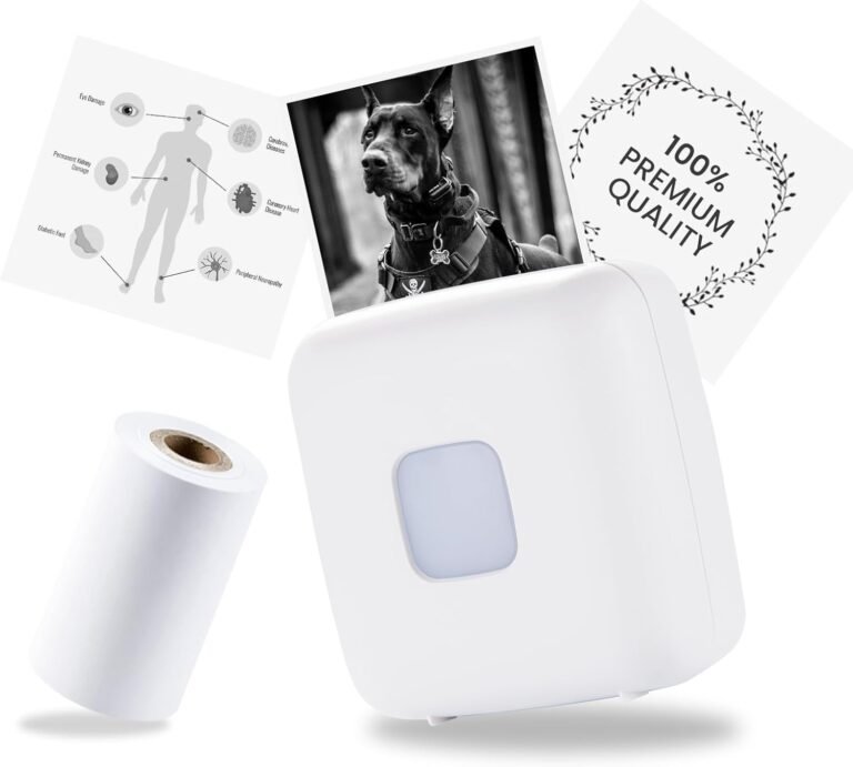 TP6 Mini Sticker Printer Review: A Portable Bluetooth Thermal Printer for Creative Printing