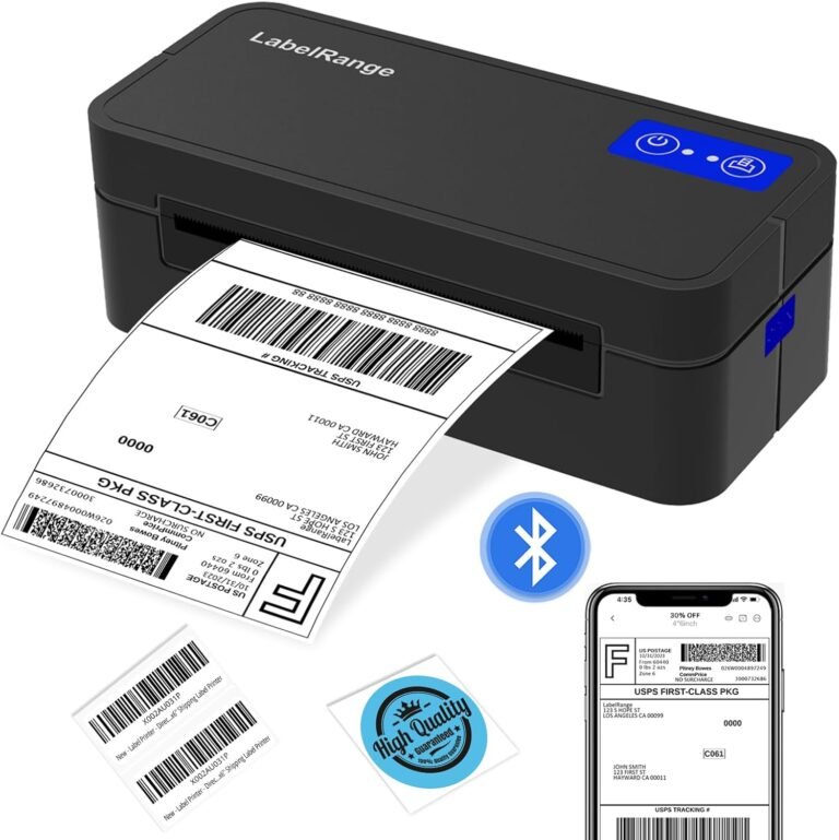 Bluetooth Thermal Label Printer for E-commerce and Shipping Needs