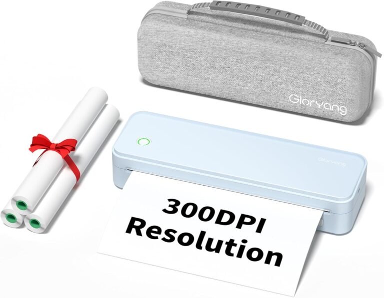 300DPI Portable Bluetooth Thermal Printer for Home & Travel Use